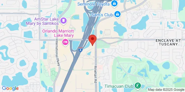 Map of 960 Rinehart Rd Lake Mary, FL 32746