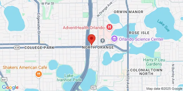 Map of 235 East Princeton Street Suite 200 Orlando, FL 32804
