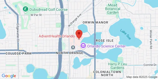 Map of 601 E Rollins St Fl 1 Orlando, FL 32803