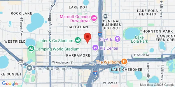 Map of 25 S Terry Ave Orlando, FL 32805