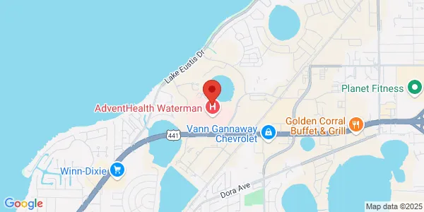 Map of 1000 Waterman Way Tavares, FL 32778