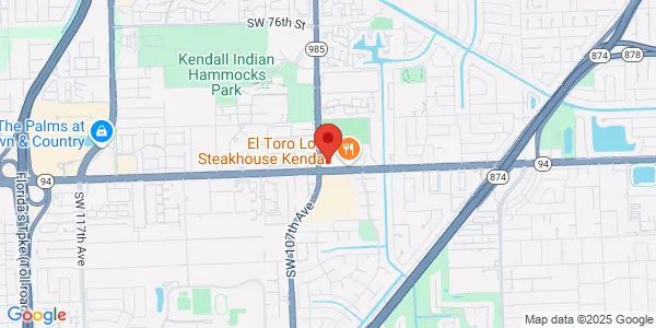 Map of 10651 N Kendall Dr Ste 207 Miami, FL 33176