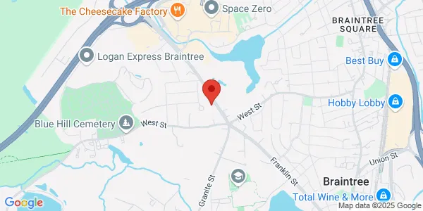 Map of 485 Granite St Braintree, MA 02184