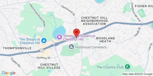 Map of 1210 Boylston St Chestnut Hill, MA 02467