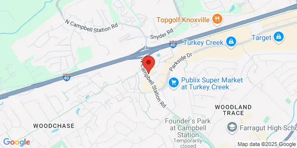 Map of 700 N Campbell Station Rd FARRAGUT, TN 37934