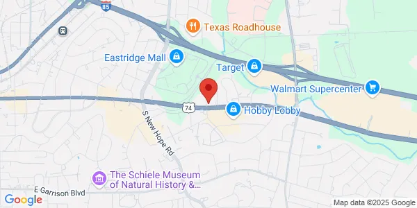 Map of 1908 E Franklin Blvd Ste 100 Gastonia, NC 28054