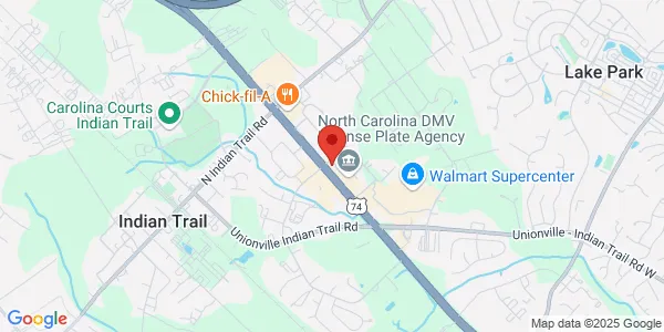 Map of 14001 E Indendence Blvd Ste C Indian Trail, NC 28079