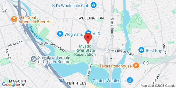Map of 4110 Mystic Valley Ave Suite 2 Medford, MA 02115