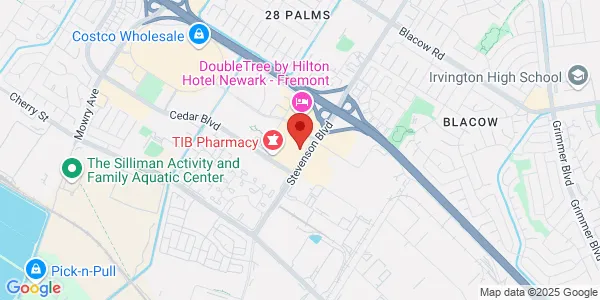 Map of 5763 Stevenson Blvd Newark, CA 94560