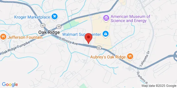 Map of 241 South Illinois Ave Oak Ridge, TN 37830