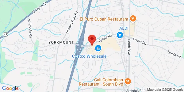 Map of 440 Tyvola Rd Charlotte, NC 28217