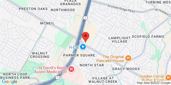 Map of 2510 W Parmer Lane Ste 100 Austin, TX 78727