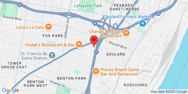 Map of 2220 Lemp Ave St. Louis, MO 63104