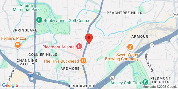 Map of 2045 Peachtree Rd NW Ste 700 Atlanta, GA 30309