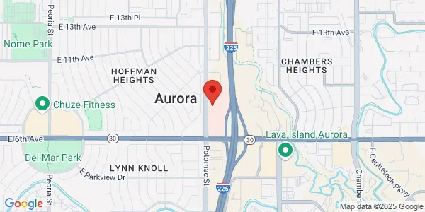 Map of 750 Potomac St Ste 201 Aurora, CO 80011