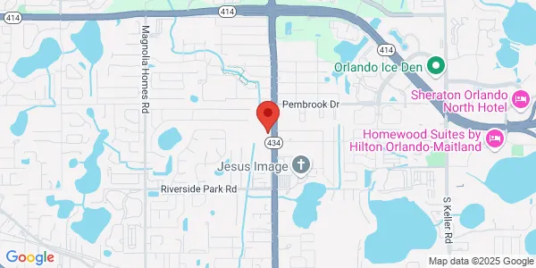 Map of 7960 Forest City Rd Ste 102 Orlando, FL 32810
