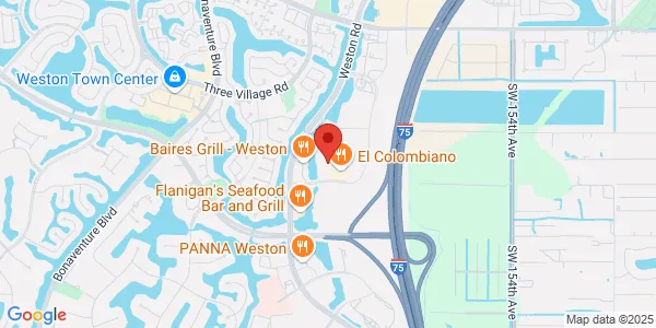 Map of 2229 N Commerce Pkwy Weston, FL 33326