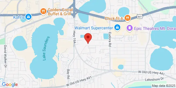 Map of 3615 Lake Center Dr Mount Dora, FL 32757