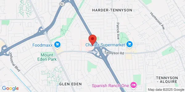 Map of 27204 Calaroga Ave Hayward, CA 94545
