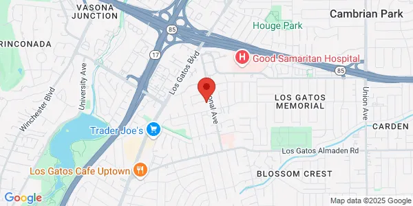 Map of 15151 National Ave Los Gatos, CA 95032