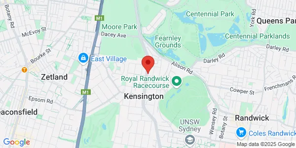 Map of 88 Anzac Parade Retail 6 Kensington New South Wales 2033 Australia