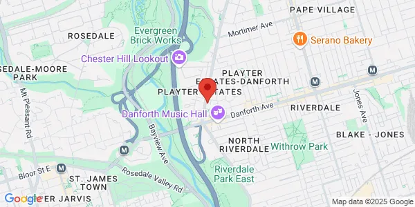 Map of 807 Broadview Avenue Toronto, ON M4K 2P8 Canada