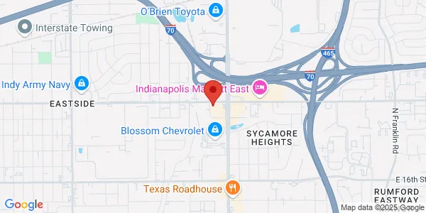 Map of 2060 N Shadeland Ave Ste 200 Indianapolis, IN 46219