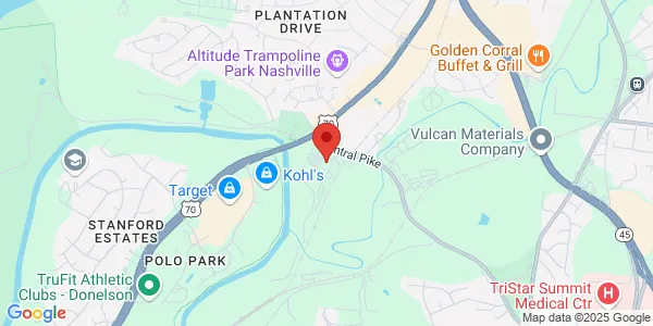 Map of 3520 Central Pike A Hermitage, TN 37076