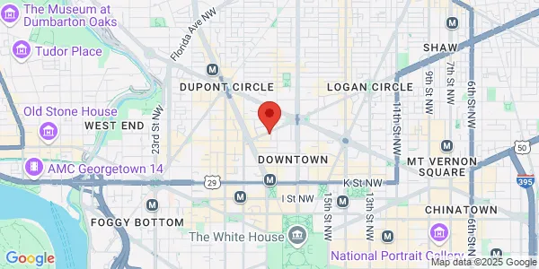 Map of 1710 Rhode Island Ave Washington, DC 20036