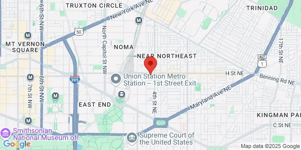 Map of 315 H St NE Ste A Washington, DC 20002