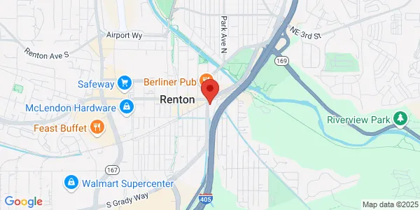 Map of 304 Main Ave S Ste 101 Renton, WA 98057
