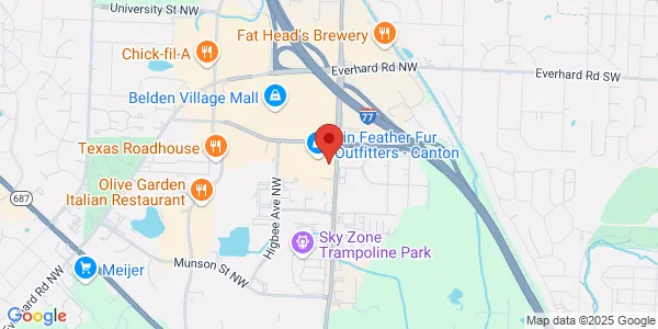 Map of 5005 Whipple Ave NW Canton, OH 44718