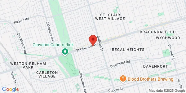 Map of 1223 Saint Clair Avenue W Suite 304 Toronto, ON M6E 1B5 Canada