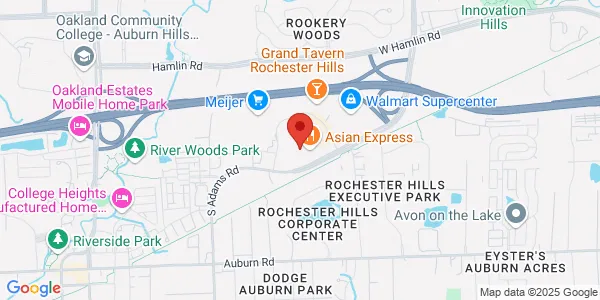 Map of 2590 S Adams Rd Rochester Hills, MI 48309