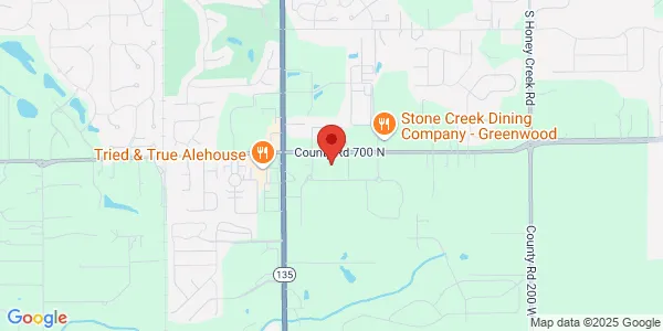 Map of 1703 W Stones Crossing Rd Ste 110 Greenwood, IN 46143