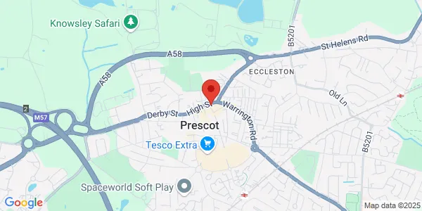 Map of 12 Atherton Street Prescot L34 5QN United Kingdom