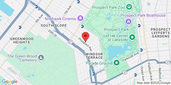 Map of 577 Prospect Ave Brooklyn, NY 11215