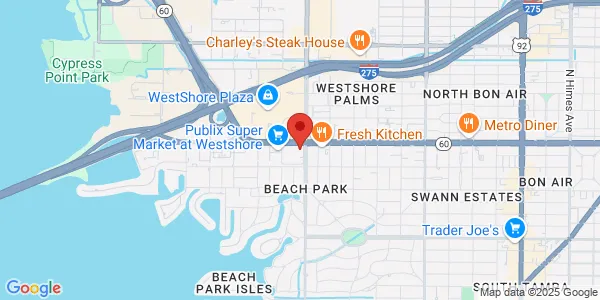 Map of 4830 W Kennedy Blvd Ste 690 Tampa, FL 33609