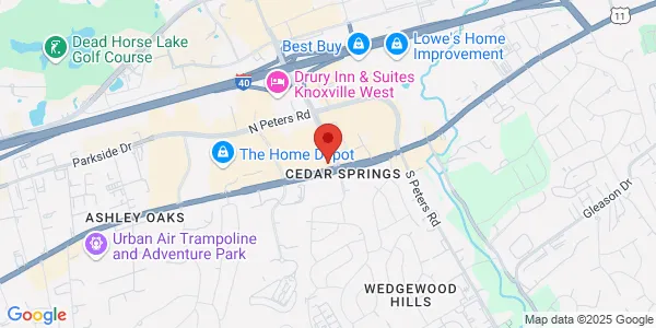 Map of 9203 Kingston Pike Knoxville, TN 37922