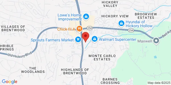 Map of 5826 Nolensville Pike Nashville, TN 37211