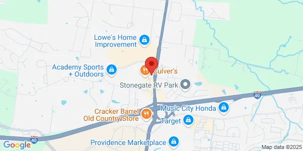 Map of 355 Pleasant Grove Rd Ste 1400 Mt Juliet, TN 37122