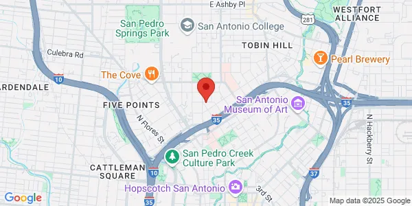 Map of 818 Lexington Ave San Antonio, TX 78212