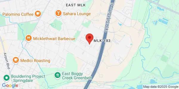 Map of 3601 Bluestein Dr Austin, TX 78721