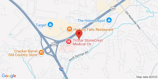 Map of 515 Stonecrest Pkwy Ste 100 Smyrna, TN 37167