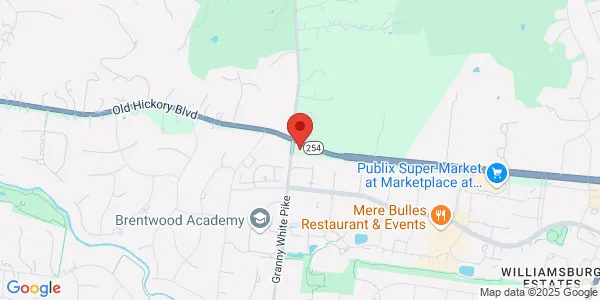 Map of 1195 Old Hickory Blvd Ste 103 Brentwood, TN 37027