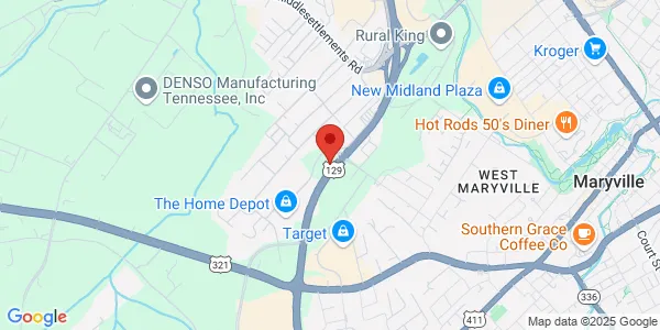Map of 329 Whitecrest Dr Maryville, TN 37801