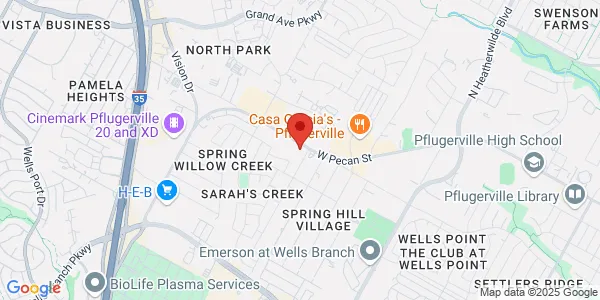 Map of 2401 W Pecan St Ste 103 Pflugerville, TX 78660
