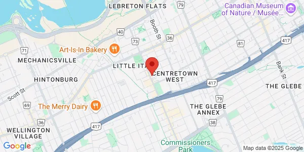 Map of 225 Preston Street Ottawa, ON K1R 7R1 Canada