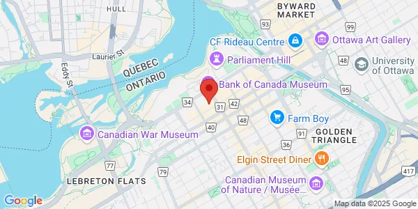 Map of 240 Sparks Street Ottawa, ON K1A 0X8 Canada
