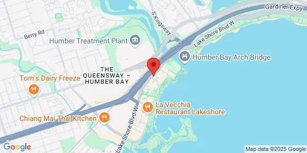 Map of 2077 Lakeshore Boulevard W Toronto, ON M8V Canada